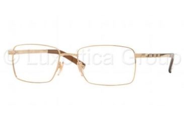 Image of Luxottica Titanium LC 1407T Eyeglasses Styles - Gold Frame w/Non-Rx 52 mm Diameter Lenses, 00GP-5218