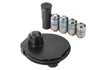 Image of LW Scientific i4 Microscope Infinity Turret Phase Kit 10X, 20X, 40X, 100X, Brightfield, Darkfield, I4P-PHST-20BF