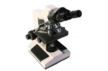 Image of LW Scientific Revelation III Binocular Microscope with DIN Plan Objectives, LED, CREAM R3M-BN4A-DPL3