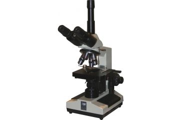 Image of LW Scientific Revelation III Trinocular Microscope with Achromat 4x, 10x, 40x, 100x Objectives, CREAM R3M-TN4A-DAL3