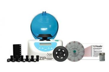 Image of LW Scientific ZipCombo Centrifuge,White w/6-place Micro-Tube Rotor/12-place Hematocrit Rotor ZCC-1206-77T3