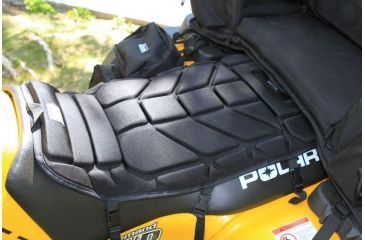 Image of Coleman Mad Dog ATV Comfort Ride Seat Protector, 3 Quick Release Buckles, Black 2000012623