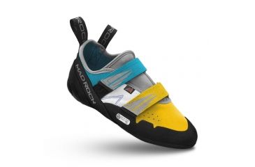 Image of Mad Rock Agama Mens Climbing Shoes, Teal/Yellow, 8 US, 446080-80