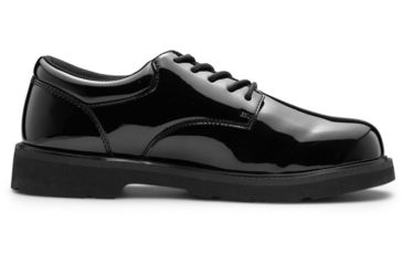 Image of Maelstrom Gloss Duty Oxford Mens Shoe, Wide, 8.5, Black, 220-8.5W