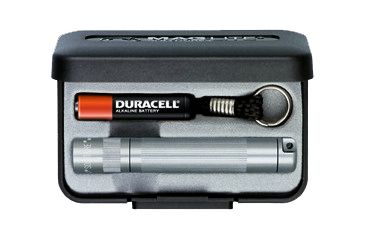 Image of MagLite Mini 2 Cell AAA Incandescent Flashlight, Gray Pewter, Pres. Box, M3A092