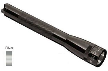 Image of Maglite LED Mini Maglite 2-Cell AA Pro Flashlight, Presentation Box, Silver SP2P107