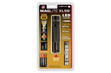 Image of Mag Instrument XL 50 LED Flashlight Blister Pack, Black S3016