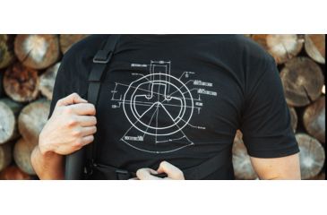 Image of Magpul Industries Engineered CVC T-Shirt, Black, Medium, MAG1118-001-M
