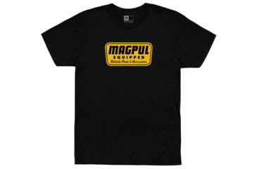 Image of Magpul Industries Equipped Blend Graphic T-Shirts - Men's, Black Cotton/Polyester Short Sleeve, 4XL, MAG1205-001