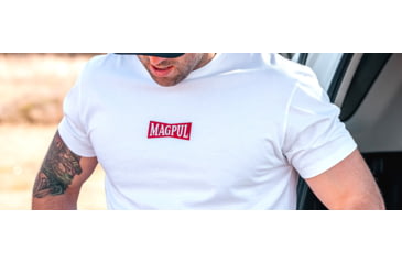 Image of Magpul Industries Hot &amp; Fresh T-Shirt - Mens, White, Short Sleeve, Small, MAG1270100S