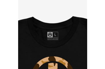 Image of Magpul MAG1527-001-M Raider Camo Icon CVC Black Cotton/Polyester Short Sleeve M