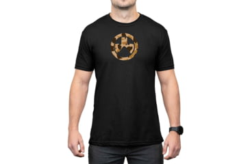 Image of Magpul MAG1527-001-M Raider Camo Icon CVC Black Cotton/Polyester Short Sleeve M