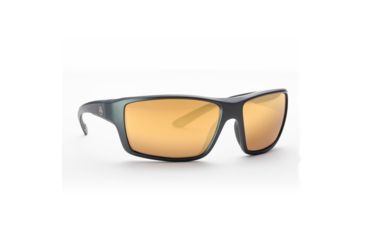 Image of Magpul Industries Summit Sunglasses w/Polycarbonate Lens, Matte Gray Frame, Bronze Lens w/ Gold Lens Mirror, 250-028-026