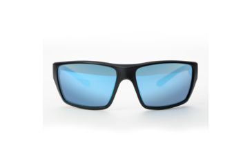 Image of Magpul Industries Terrain Sunglasses w/Polycarbonate Lens, Matte Black Frame, Rose Lens w/ Blue Lens Mirror,  250-028-011
