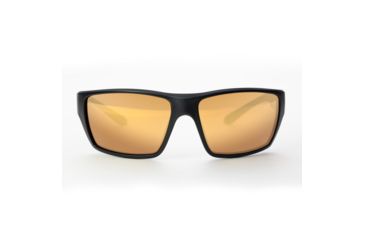 Image of Magpul Industries Terrain Sunglasses w/Polycarbonate Lens, Matte Black Frame, Bronze Lens w/ Gold Lens Mirror 250-028-013