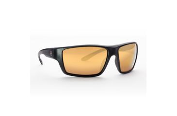 Image of Magpul Industries Terrain Sunglasses w/Polycarbonate Lens, Matte Black Frame, Bronze Lens w/ Gold Lens Mirror 250-028-013