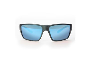Image of Magpul Industries Terrain Sunglasses w/Polycarbonate Lens, Matte Gray Frame, Rose Lens w/ Blue Lens Mirror, P 250-028-015