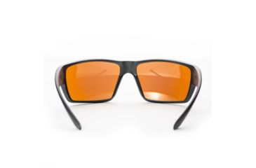 Image of Magpul Industries Terrain Sunglasses w/Polycarbonate Lens, Matte Gray Frame, Rose Lens w/ Blue Lens Mirror, P 250-028-015