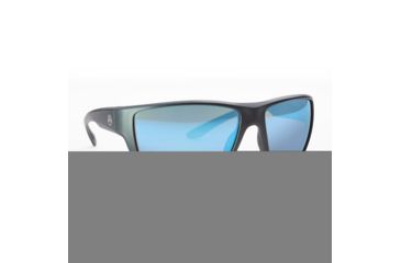 Image of Magpul Industries Terrain Sunglasses w/Polycarbonate Lens, Matte Gray Frame, Rose Lens w/ Blue Lens Mirror, P 250-028-015