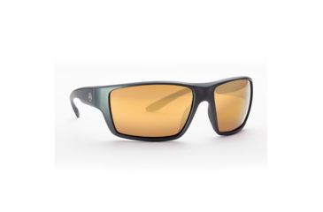 Image of Magpul Industries Terrain Sunglasses w/Polycarbonate Lens, Matte Gray Frame, Bronze Lens w/ Gold Lens Mirror, 250-028-016