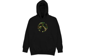 Image of Magpul Industries Woodland Camo Icon Hoodie - Mens, Black, Small, MAG1258-001-S