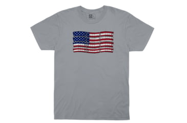 Image of Magpul Industries PMAG-Flag Cotton T-Shirt - Men's, Silver, 2XL, MAG1180-040-2XL