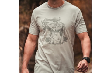 Image of Magpul Burro Cotton T-Shirt - Men's, Silver, 3XL, MAG1190-040-3X