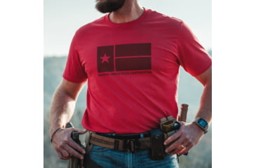 Image of Magpul  Lone Star Cotton T-Shirt - Men's, Red, Medium, MAG1201-610-M