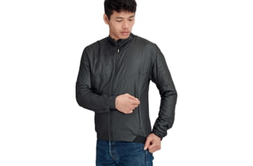 Image of Mammut 3850 Insulated Bomber Jacket - Mens, Black/Black, Small, 1013-00780-0052-113