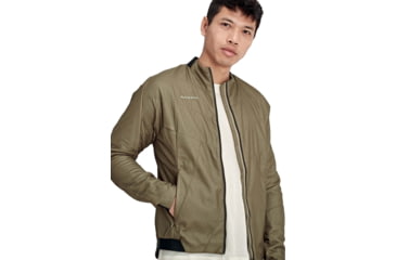 Image of Mammut 3850 Insulated Bomber Jacket - Mens, Tin, Extra Large, 1013-00780-00384-116