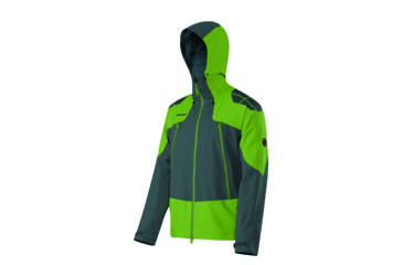 Image of Mammut Albaron Jacket - Men's-Small-Smoke / Basilic