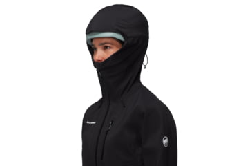 Image of Mammut Alto Guide HS Hooded Jacket - Womens, Black, S, 1010-29571-0001-113