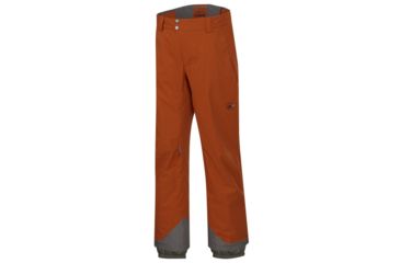 Image of Mammut Bormio HS Pants - Men's-Dark Orange-Regular Inseam-36 Waist