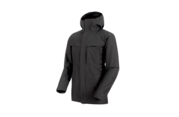 Image of Mammut Chamuera Hardshell Thermo Hooded Parka - Mens, Phantom, M, 1010-26400-00150-114