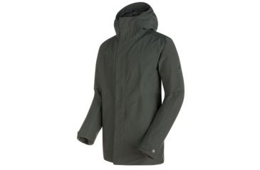 Image of Mammut Chamuera HS Thermo Hooded Parka, Graphite, Extra Large, 1010-24820-0121-116