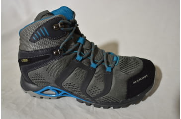 Image of Mammut Comfort Mid GTX SURROUND-Women's-US 7-Graphite/Pacific