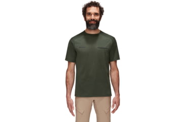 Image of Mammut Crashiano T-Shirt - Mens, Woods Melange, Medium, 1017-01720-40141-114