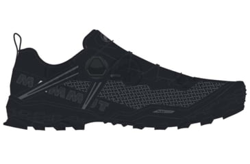 Image of Mammut Ducan BOA Low GTX Shoes - Mens, Black, 9, 3030-04400-0001-1090
