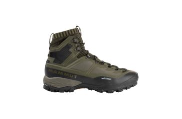 Image of Mammut Ducan Knit High GTX Backpacking Boots - Men's, Dark Olive/Black, 9.5 US, 3030-03490-4027-1085