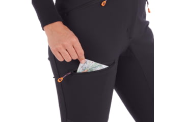 Image of Mammut Eisfeld Advanced SO Pants - Womens, Black, 10 Waist, 30 Inseam, 1021-12091-0001-40-10