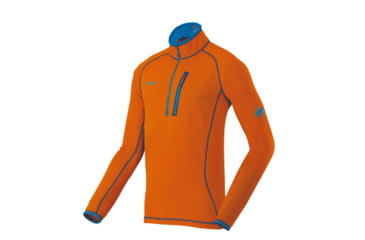 Image of Mammut Eiswand Zip Pull Light-Men's-Large-Orange