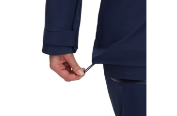 Image of Mammut Haldigrat Air HS Hooded Jacket - Womens, Marine/White, Large, 1010-30390-5899-115