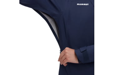 Image of Mammut Haldigrat Air HS Hooded Jacket - Womens, Marine/White, Large, 1010-30390-5899-115