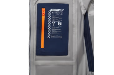 Image of Mammut Haldigrat Air HS Hooded Jacket - Womens, Marine/White, Large, 1010-30390-5899-115