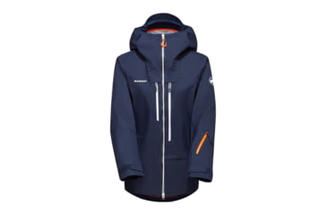 Image of Mammut Haldigrat Air HS Hooded Jacket - Womens, Marine/White, Large, 1010-30390-5899-115