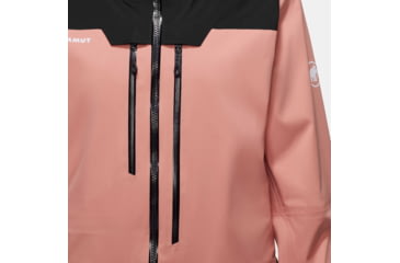 Image of Mammut Haldigrat HS Hooded Jacket - Womens, Quartz Dust/Black, Large, 1010-30371-3784-115