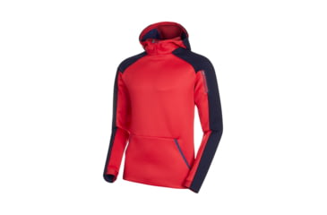 Image of Mammut Logo Midlayer Hoody - Mens, Scooter/Peacoat, 2XL, 1014-00790-3569-117