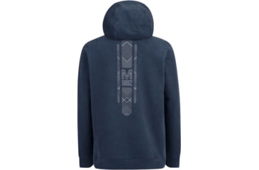 Image of Mammut Logo ML Hoody - Mens, Peacoat Melange Prt3, Large, 1014-02140-50168-115