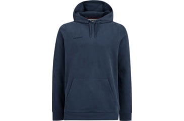 Image of Mammut Logo ML Hoody - Mens, Peacoat Melange Prt3, Large, 1014-02140-50168-115