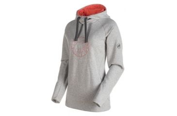 Image of Mammut Logo ML Hoody - Women's-Granit Melange-Medium